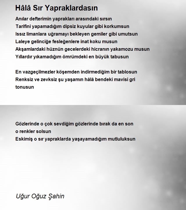 Uğur Oğuz Şahin