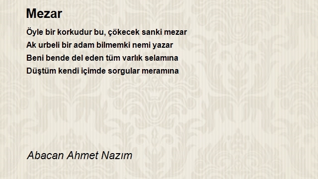 Abacan Ahmet Nazım