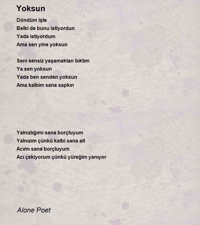 Alone Poet