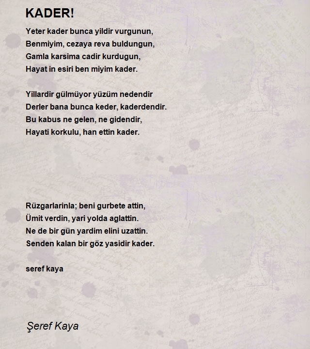 Şeref Kaya