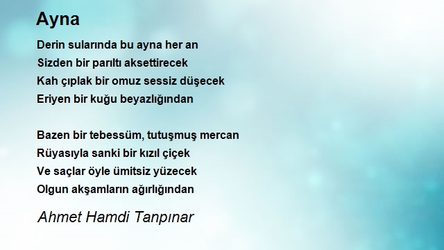 Ahmet Hamdi Tanpınar