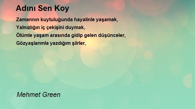 Mehmet Green