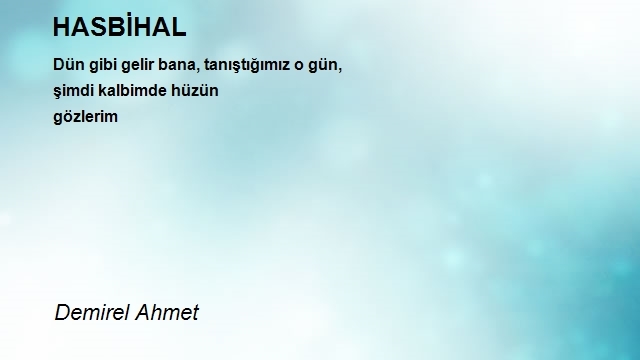 Demirel Ahmet