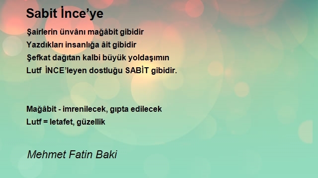 Mehmet Fatin Baki