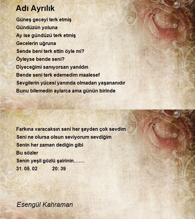 Esengül Kahraman