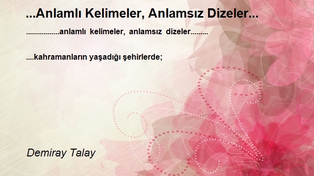 Demiray Talay