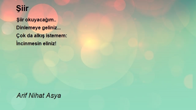 Arif Nihat Asya