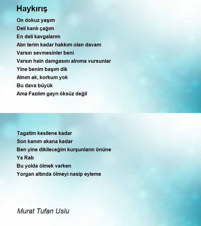 Murat Tufan Uslu