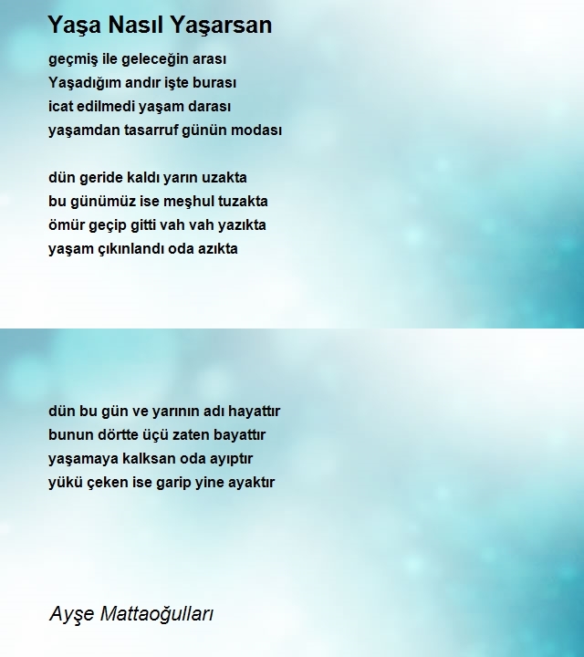 Ayşe Mattaoğulları