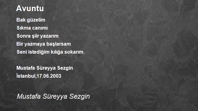 Mustafa Süreyya Sezgin