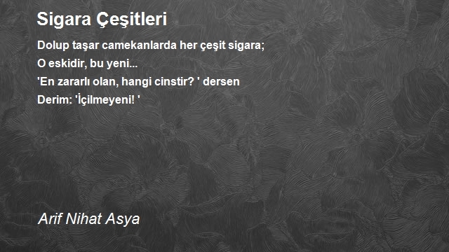 Arif Nihat Asya