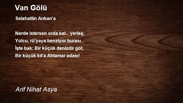 Arif Nihat Asya