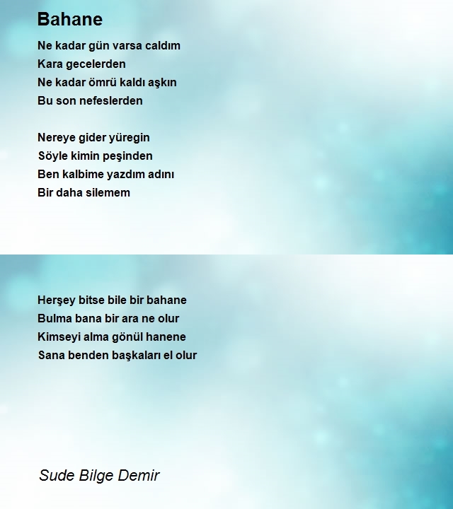 Sude Bilge Demir