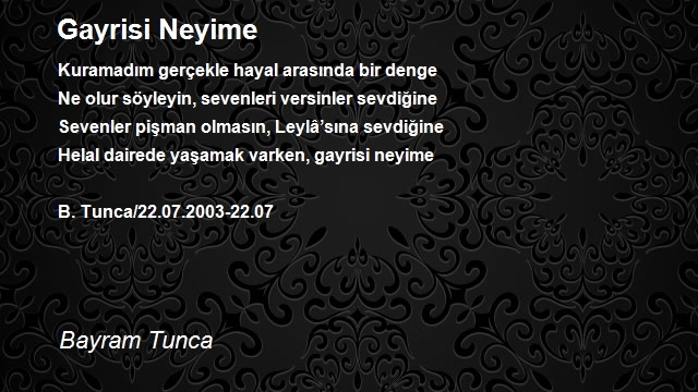 Bayram Tunca