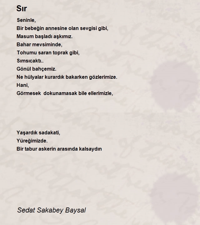 Sedat Sakabey Baysal