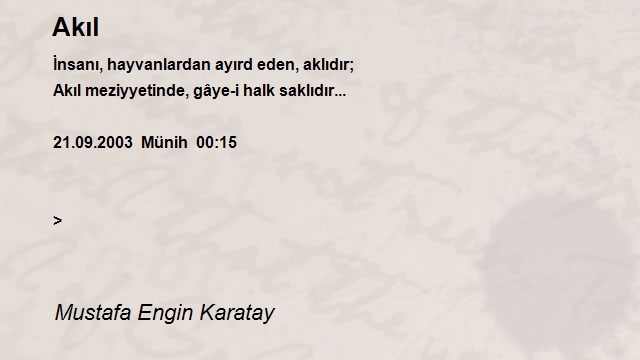 Mustafa Engin Karatay