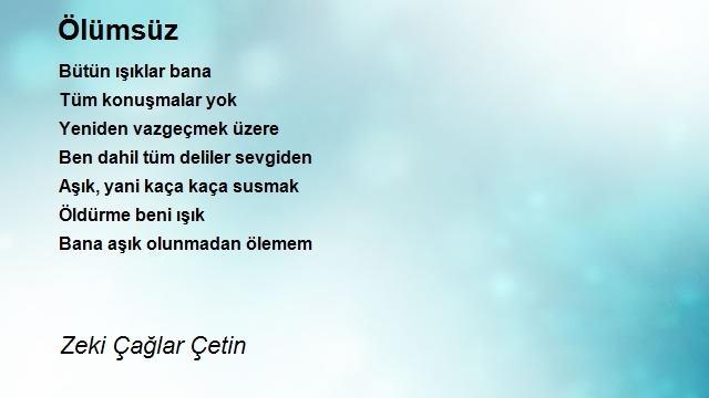 Zeki Çağlar Çetin