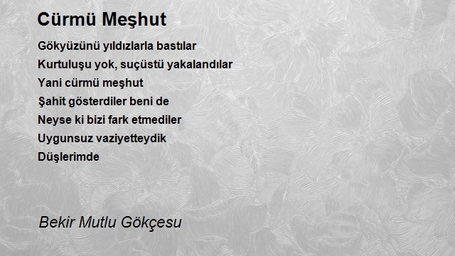 Bekir Mutlu Gökçesu