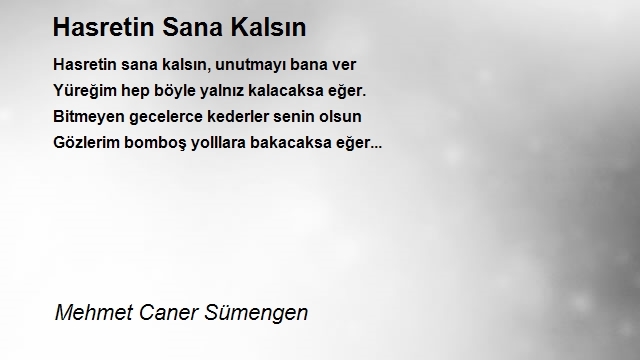 Mehmet Caner Sümengen