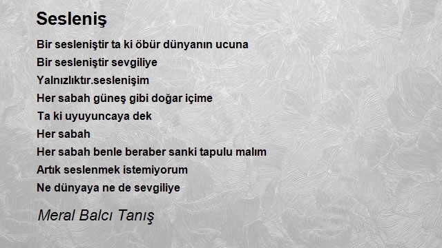 Meral Balcı Tanış