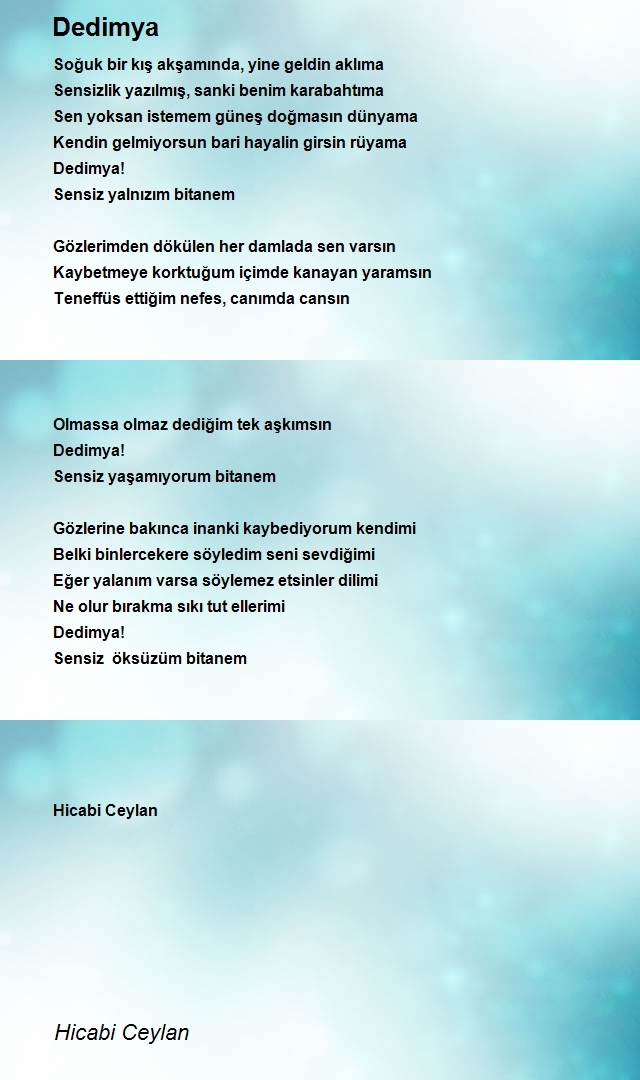 Hicabi Ceylan