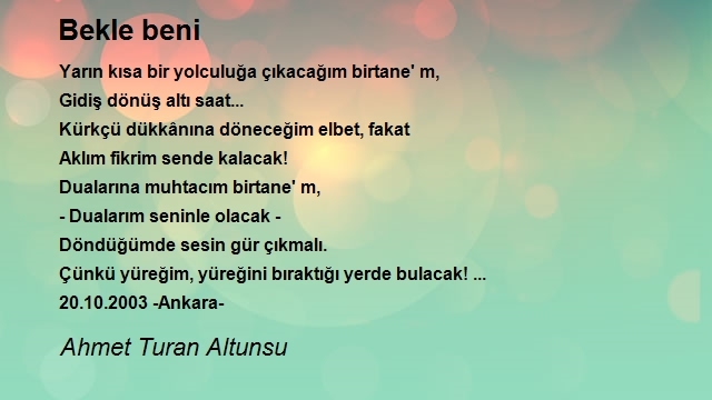 Ahmet Turan Altunsu