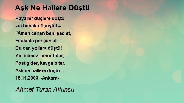 Ahmet Turan Altunsu