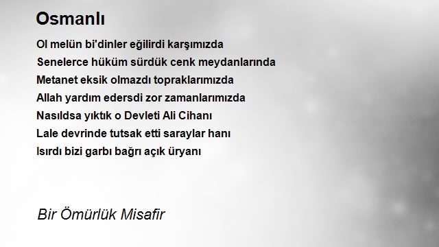 Bir Ömürlük Misafir