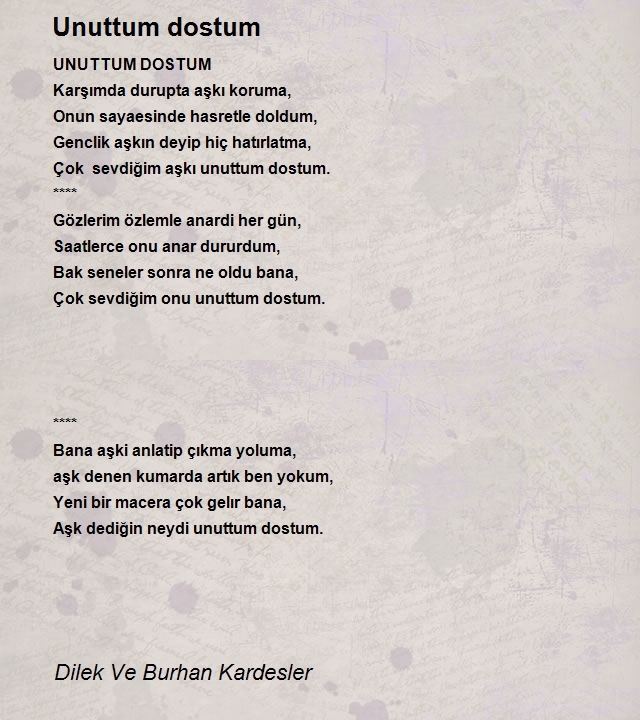 Dilek Ve Burhan Kardesler