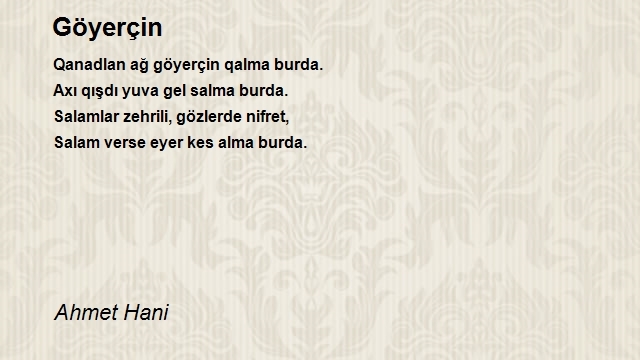 Ahmet Hani