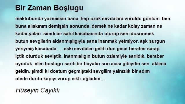 Hüseyin Cayıklı