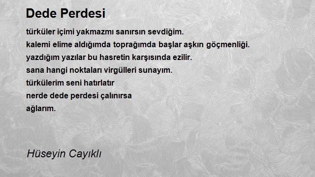 Hüseyin Cayıklı