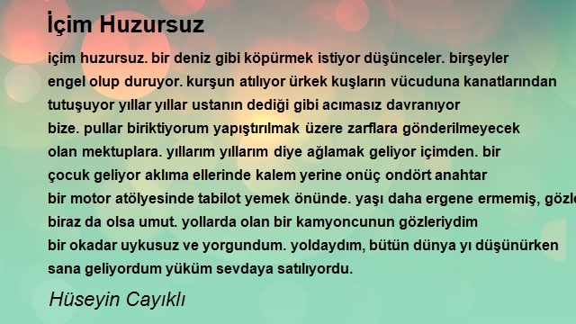 Hüseyin Cayıklı