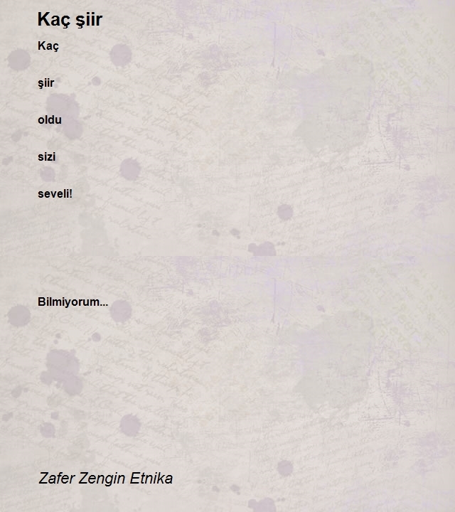 Zafer Zengin Etnika