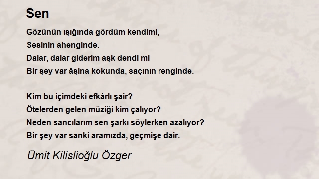 Ümit Kilislioğlu Özger