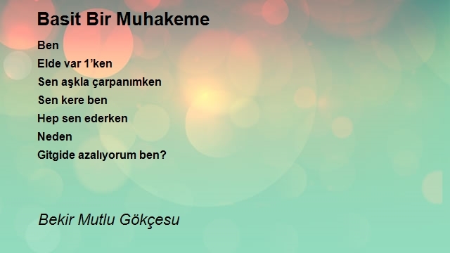 Bekir Mutlu Gökçesu