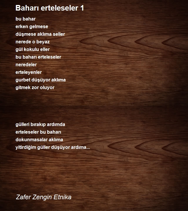 Zafer Zengin Etnika