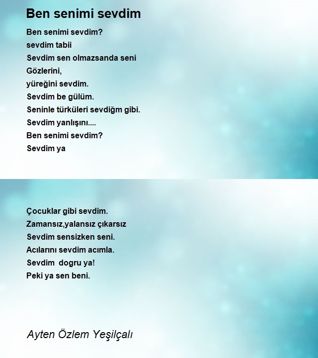 Ayten Özlem Yeşilçalı