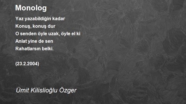 Ümit Kilislioğlu Özger