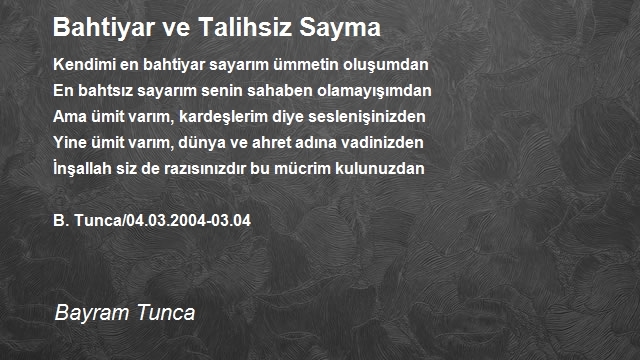 Bayram Tunca