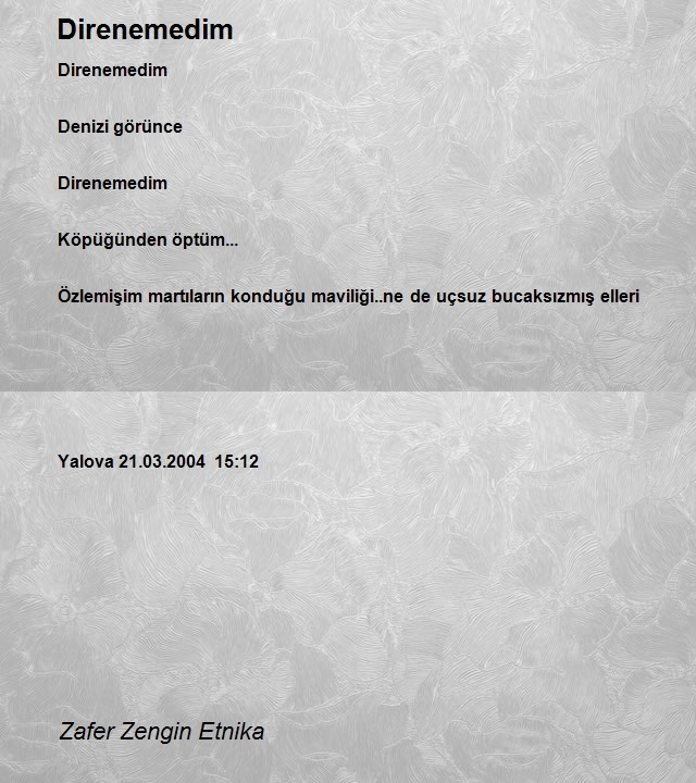 Zafer Zengin Etnika