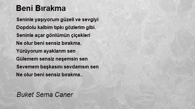 Buket Sema Caner