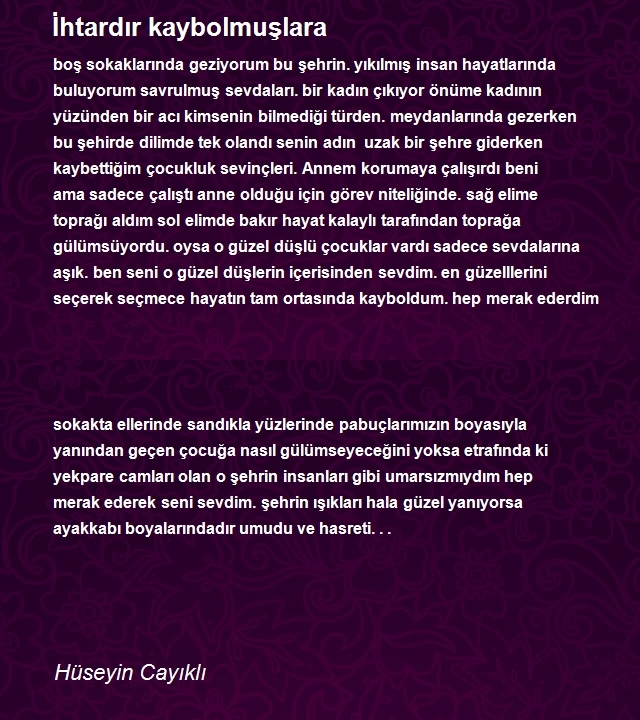 Hüseyin Cayıklı