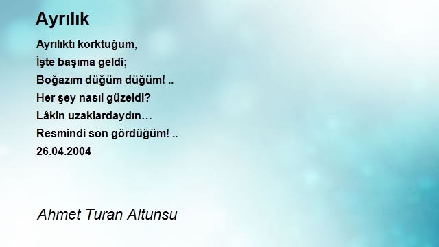 Ahmet Turan Altunsu