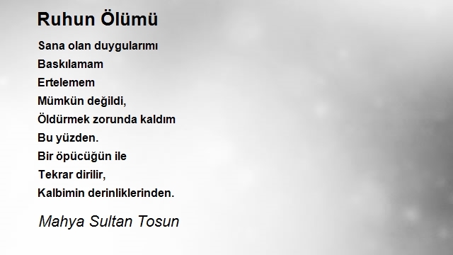 Mahya Sultan Tosun