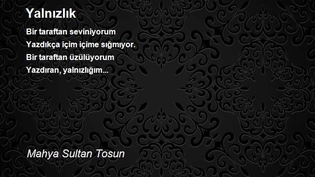 Mahya Sultan Tosun