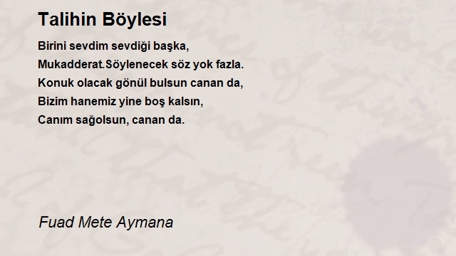 Fuad Mete Aymana