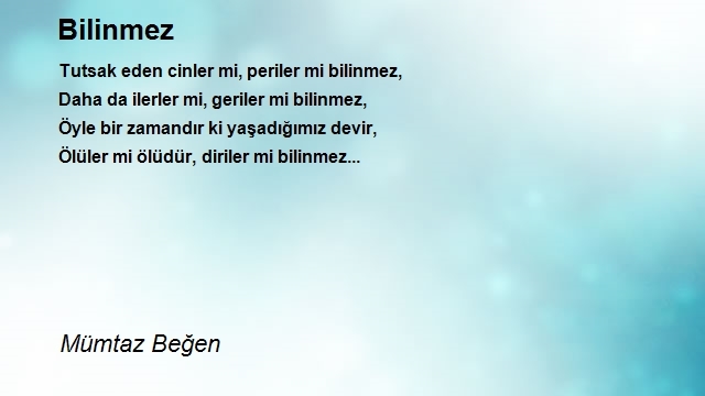 Mümtaz Beğen