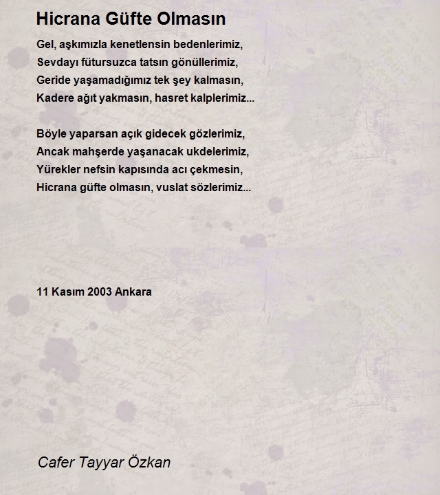 Cafer Tayyar Özkan