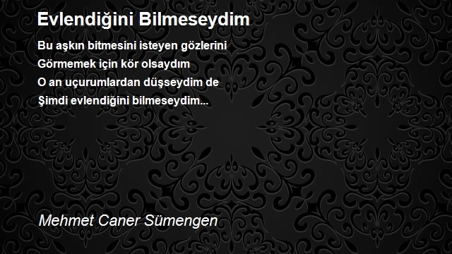 Mehmet Caner Sümengen